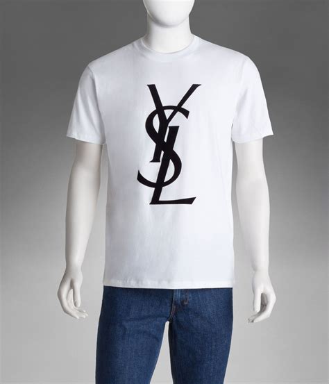 ysl black and white shirt|ysl denim shirt.